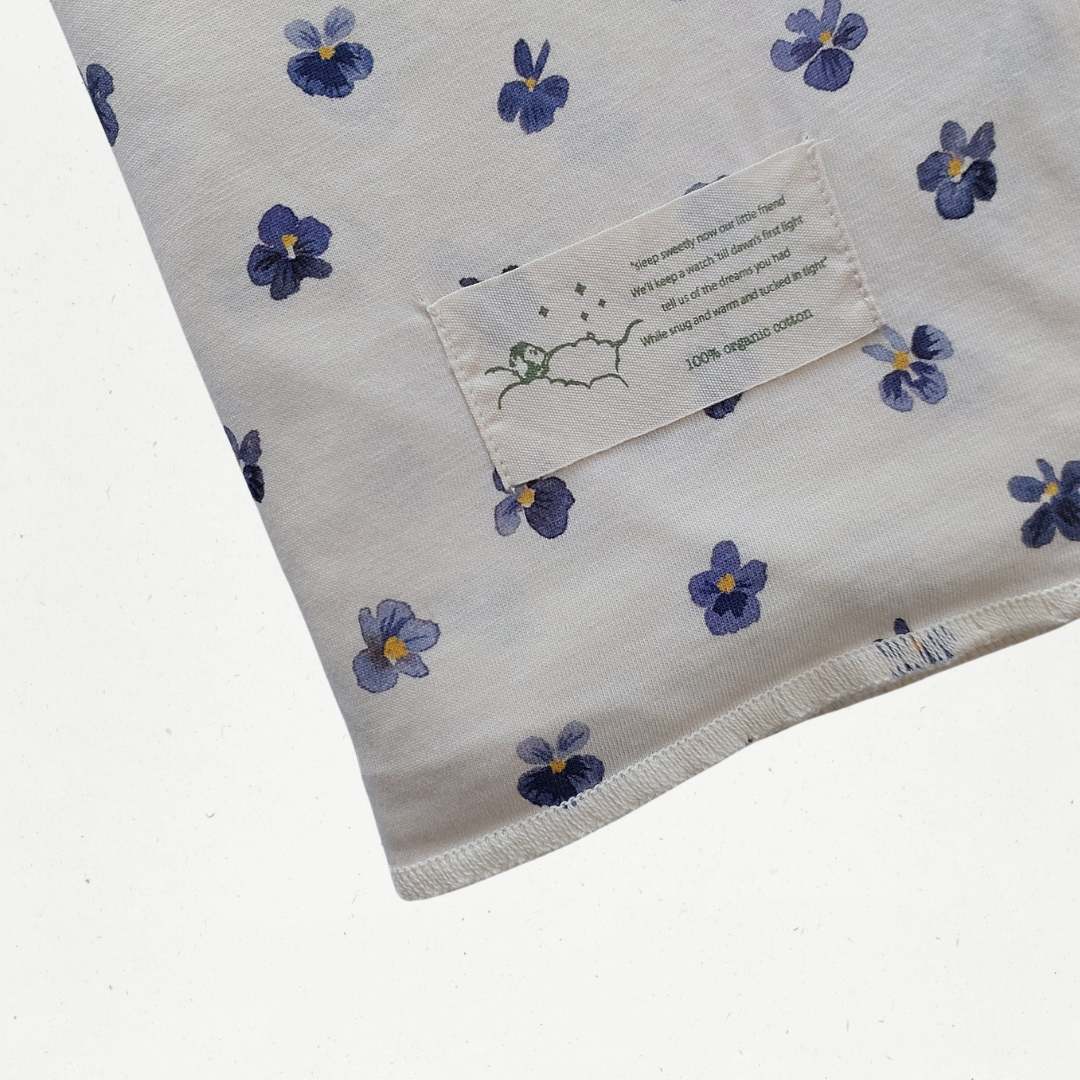 Nature Baby Pressed Pansy Wrap