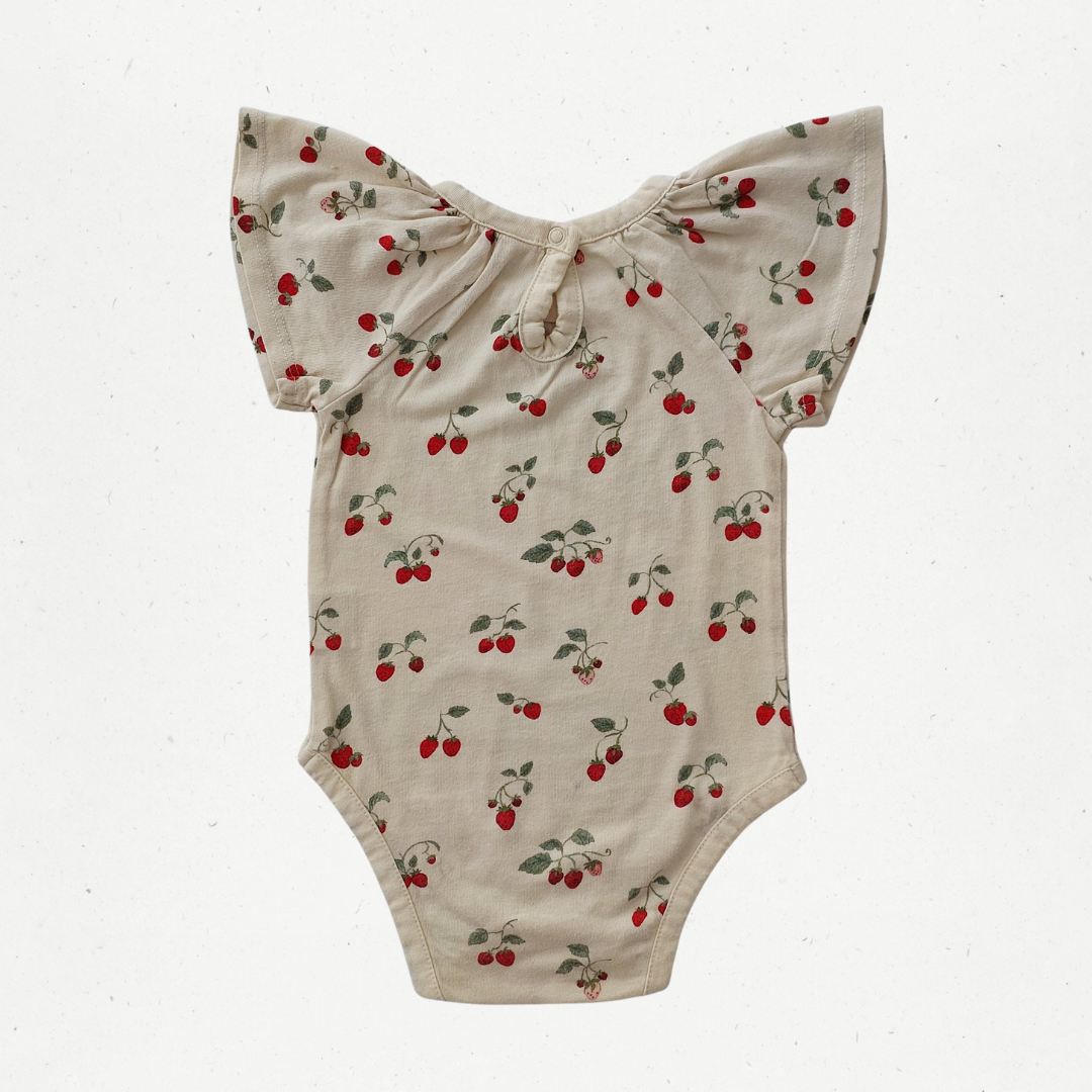 Nature Baby Strawberry Bodysuit