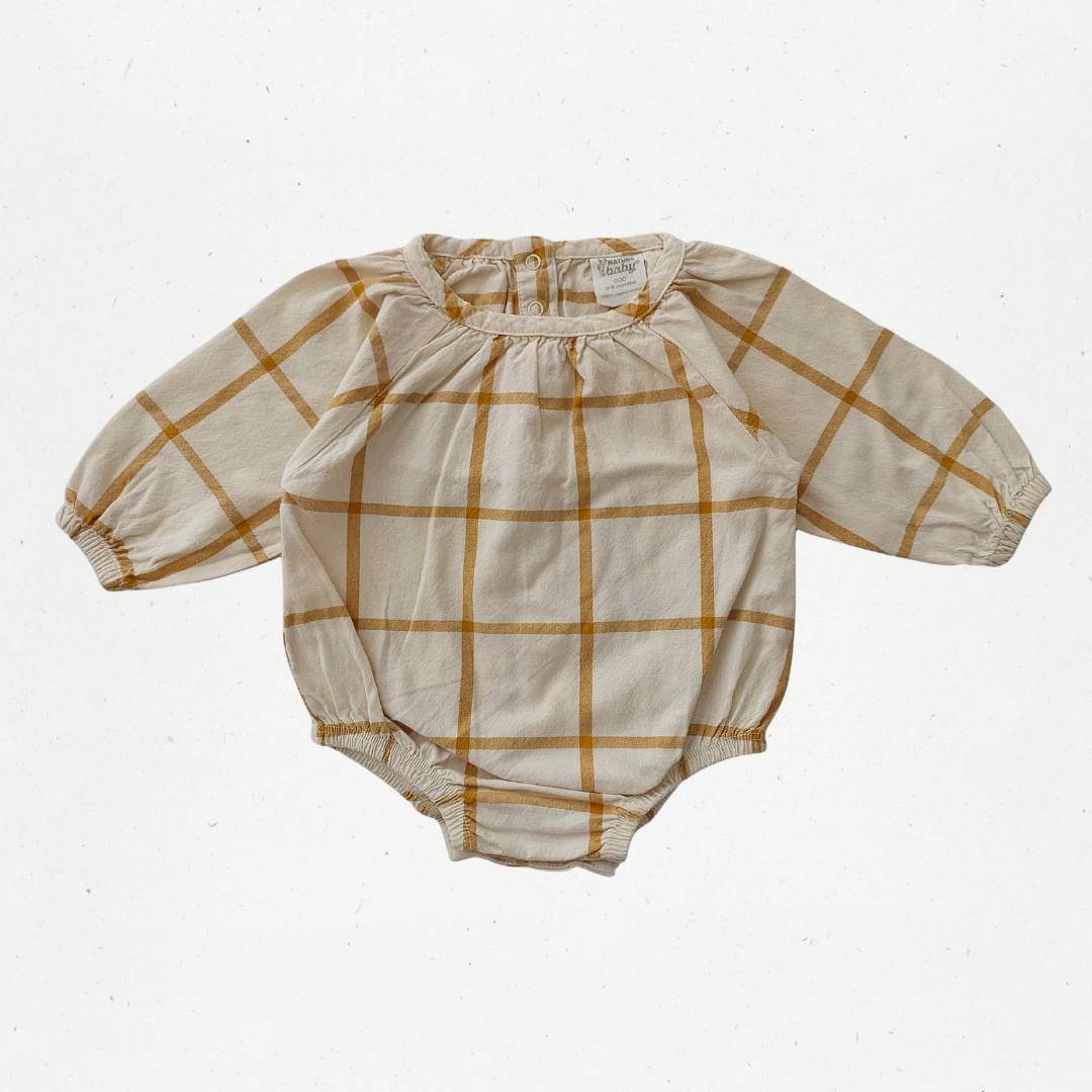 Nature Baby Gingham Meadow Suit