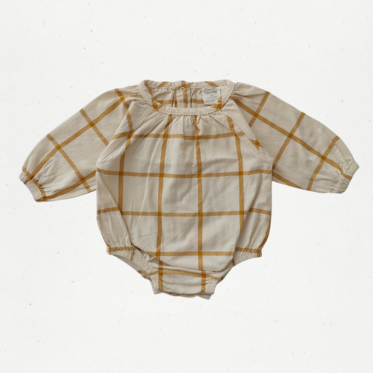 Nature Baby Gingham Meadow Suit