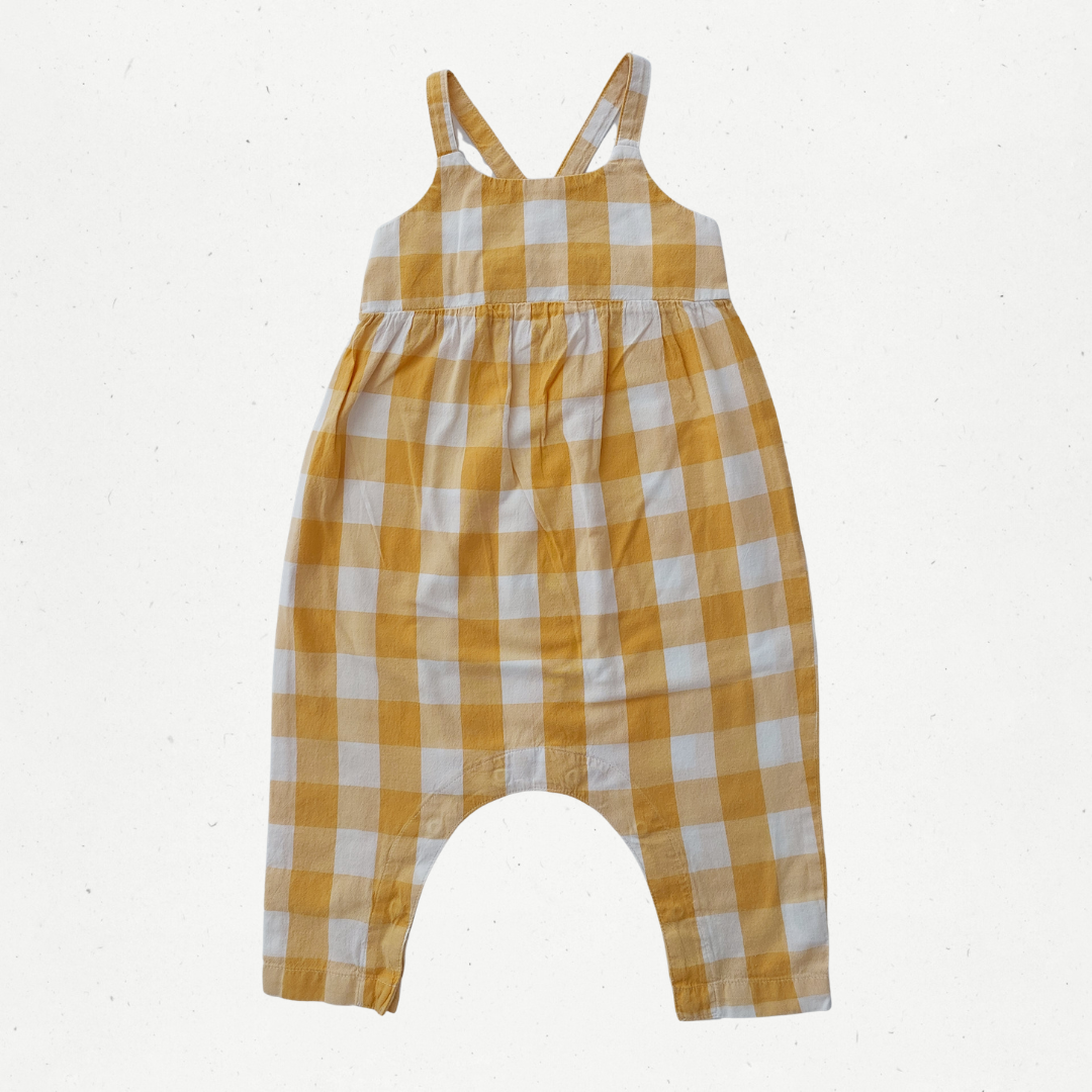 Nature Baby Gingham Playsuit