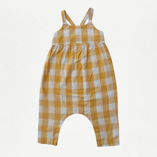 Nature Baby Gingham Playsuit