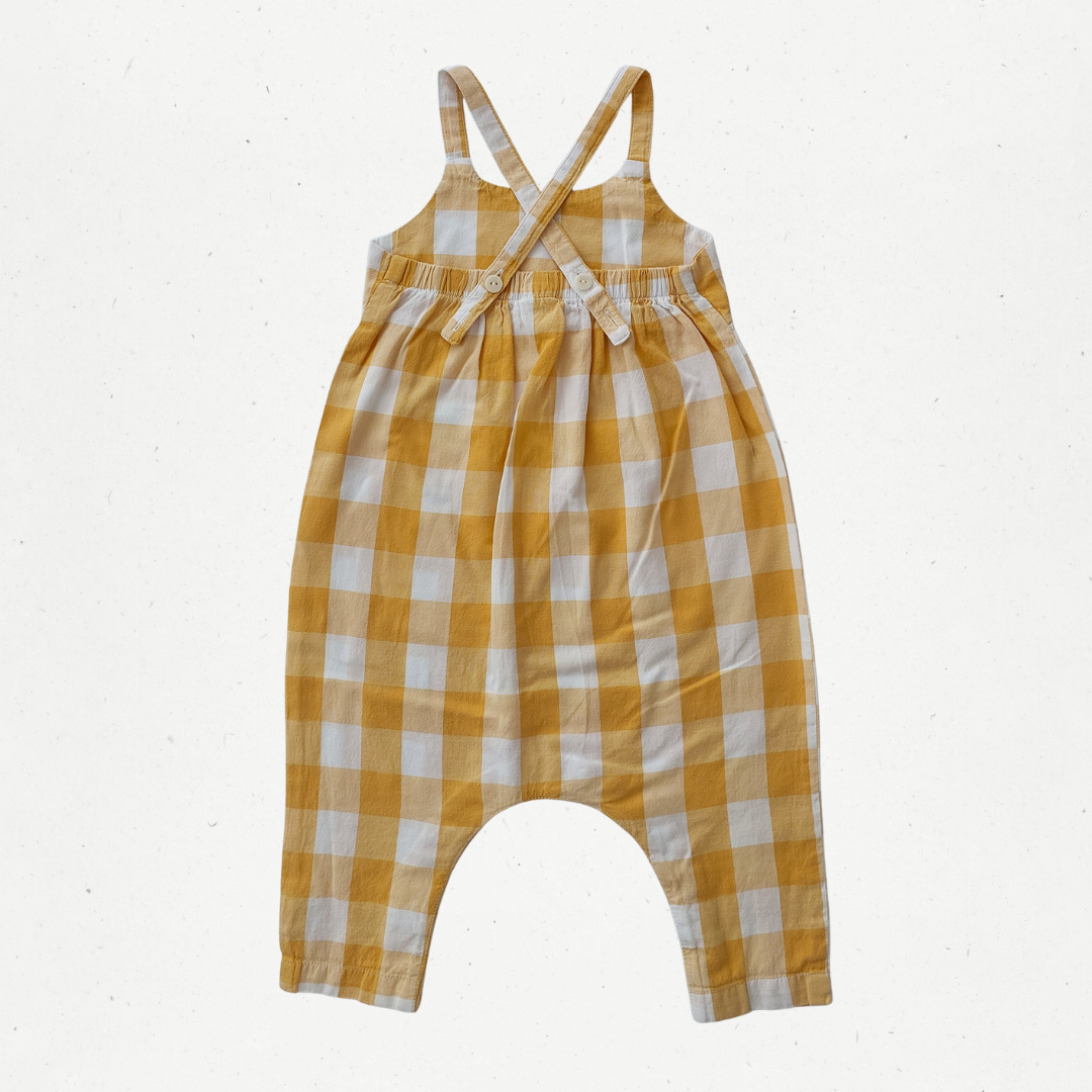 Nature Baby Gingham Playsuit