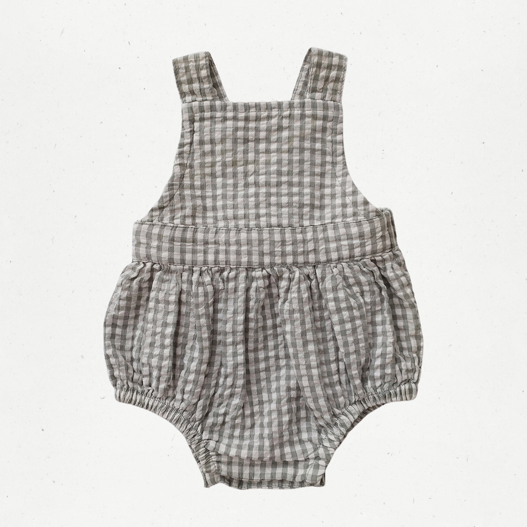 Nature Baby Gingham Romper