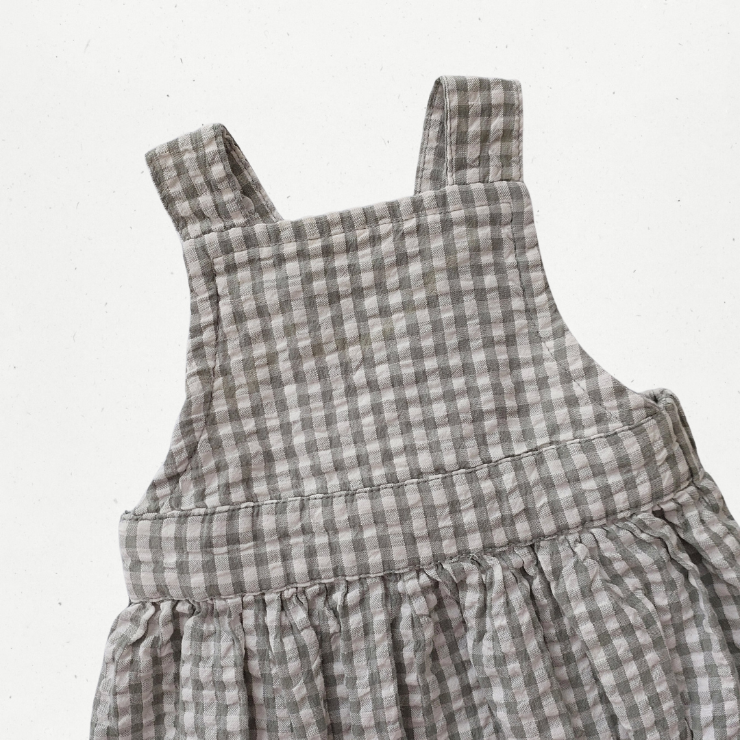 Nature Baby Gingham Romper