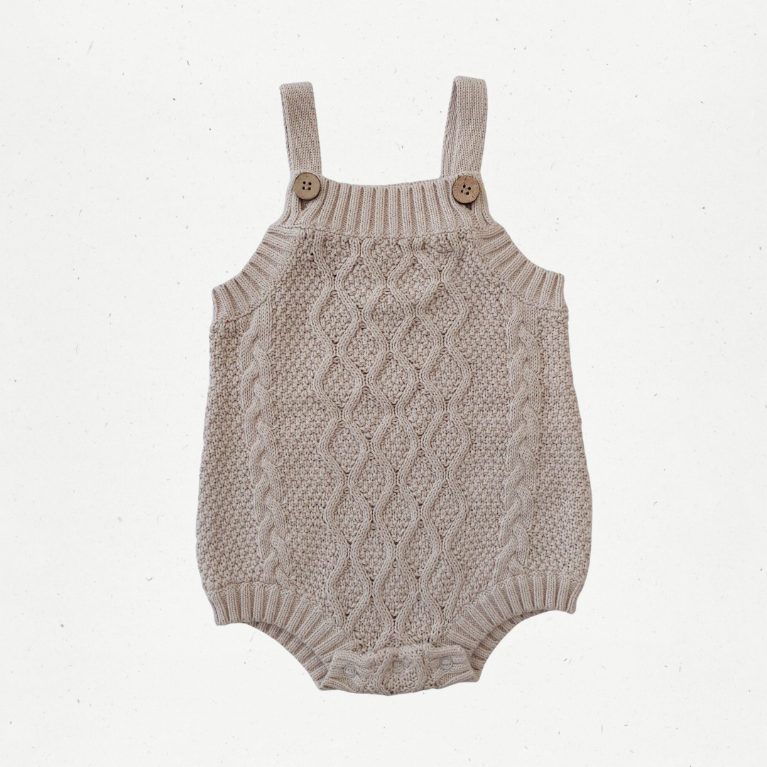 Aster & Oak Knit Romper