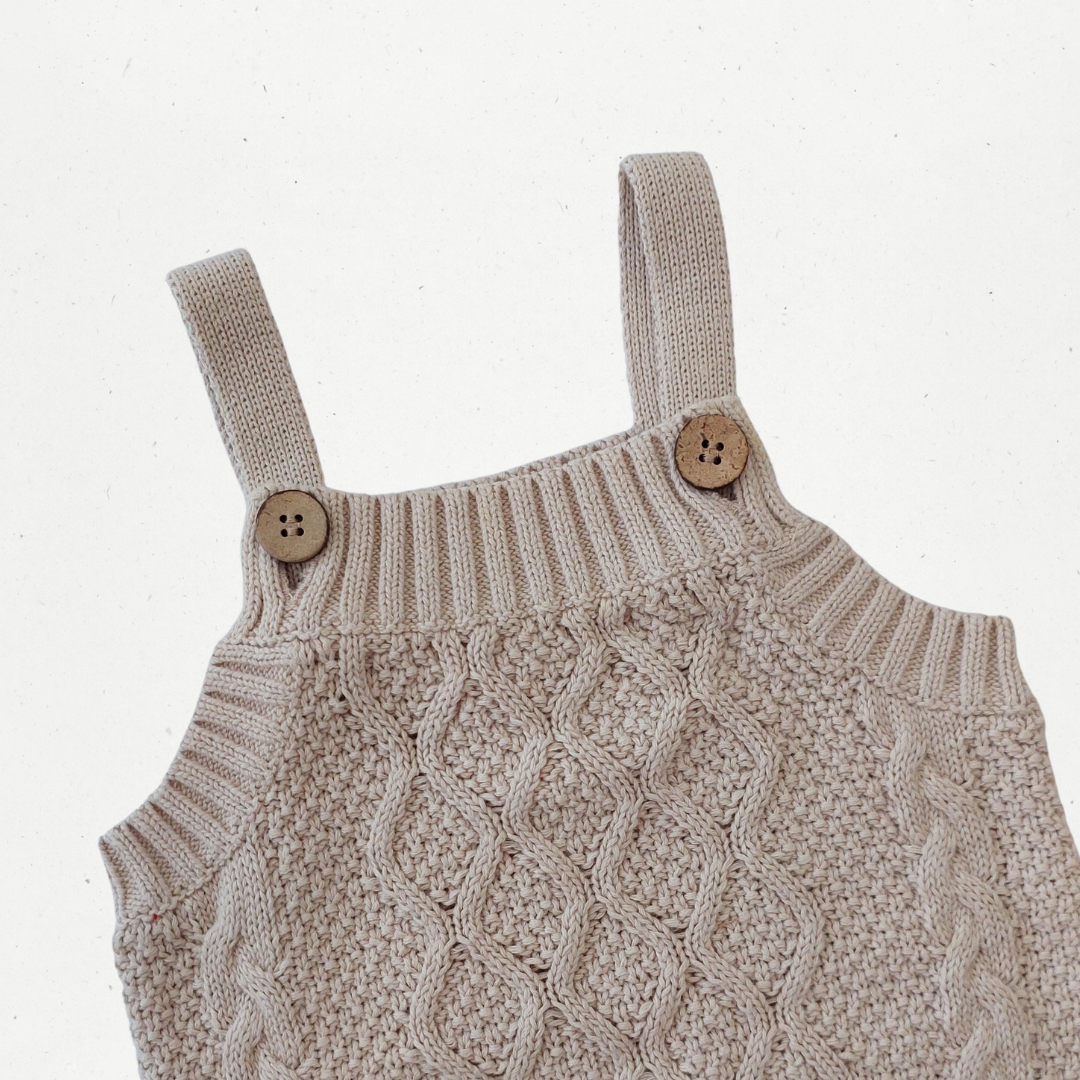 Aster & Oak Knit Romper