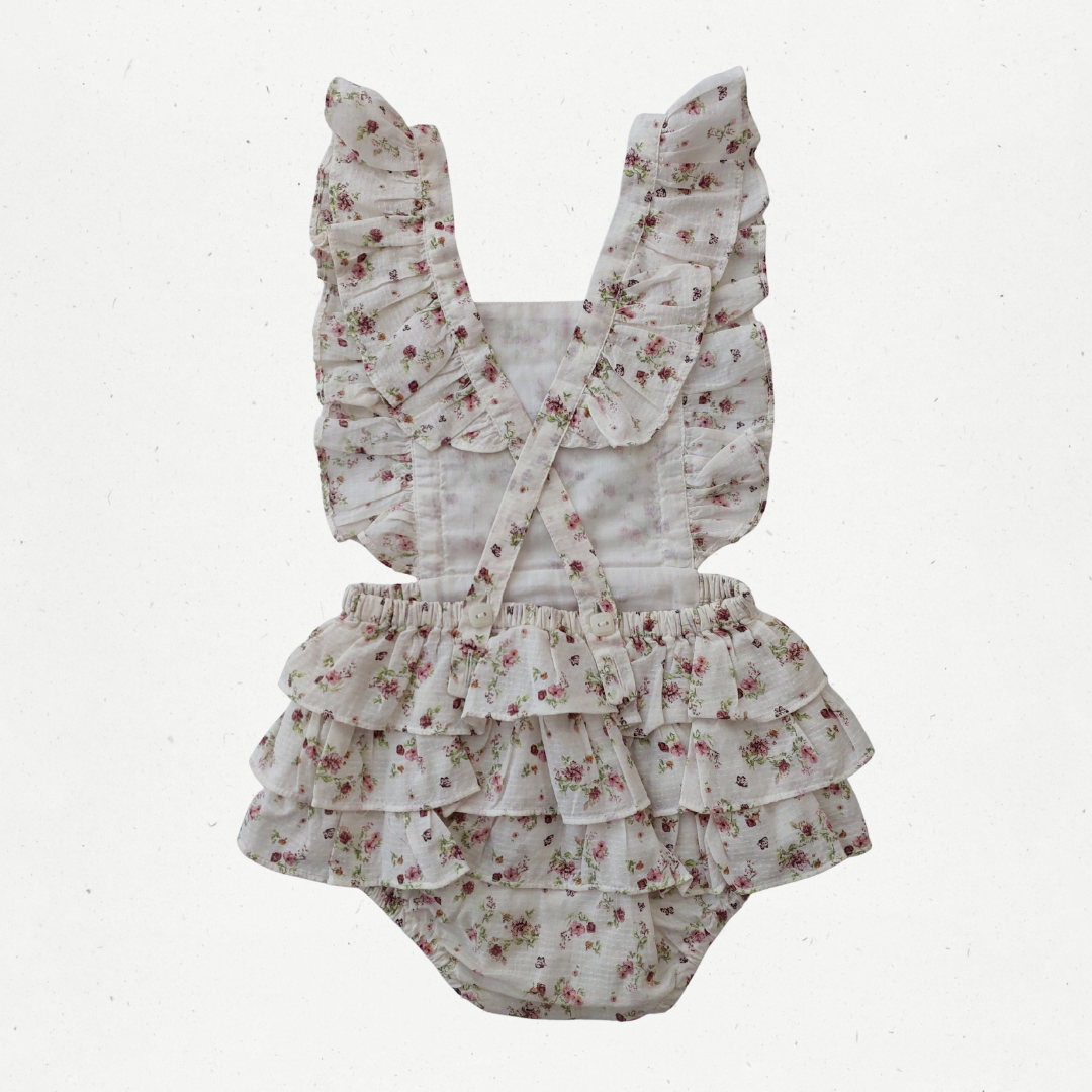 Jamie Kay Butterfly Floral Romper