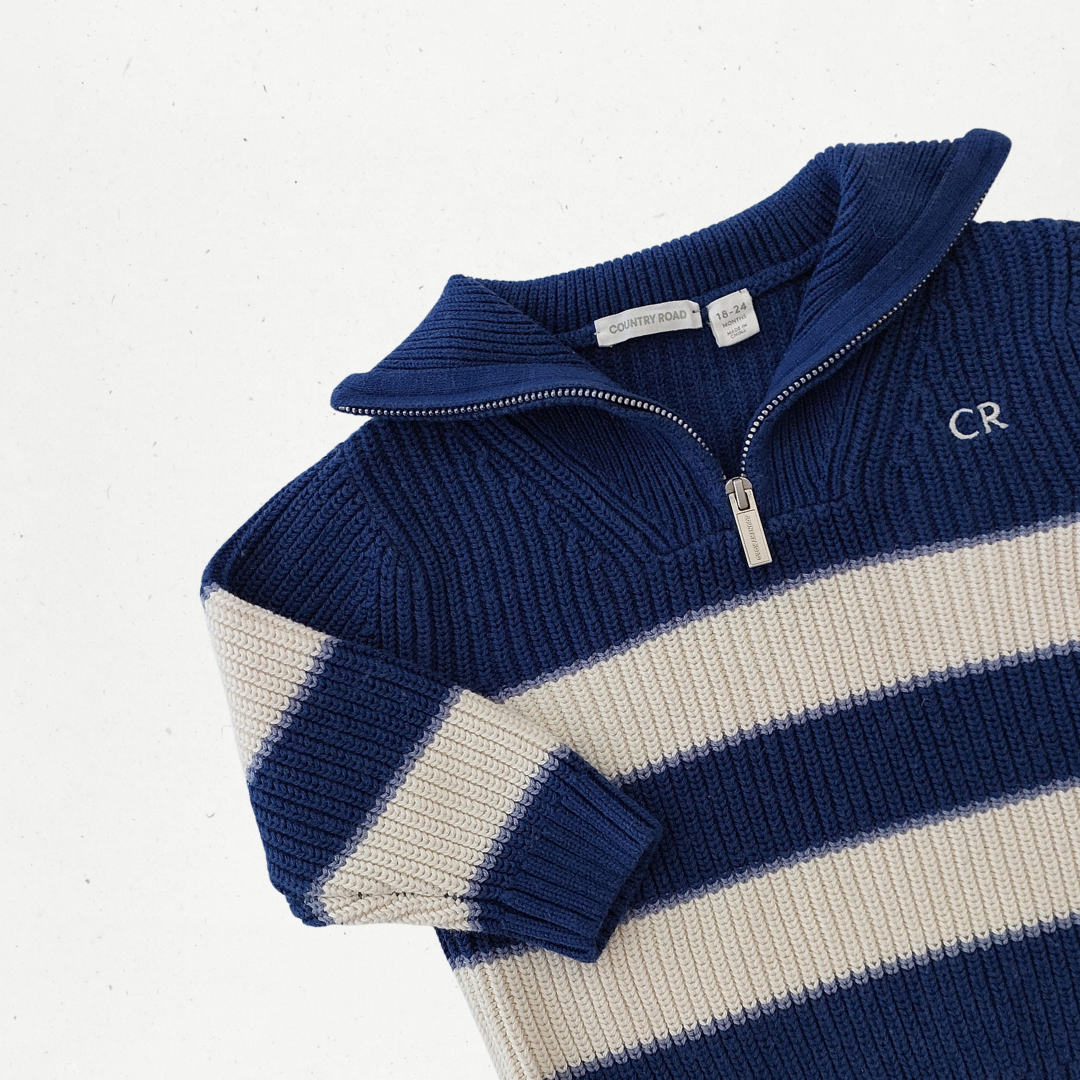 Country Road Stripe Knit Sweater