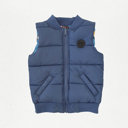 Crywolf Reversible Puffer Vest