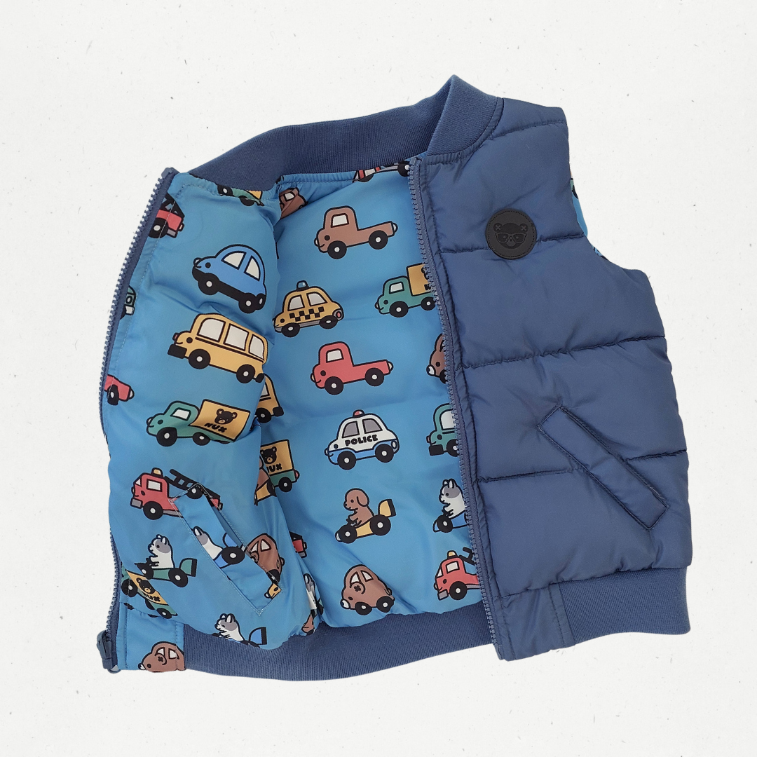 Crywolf Reversible Puffer Vest
