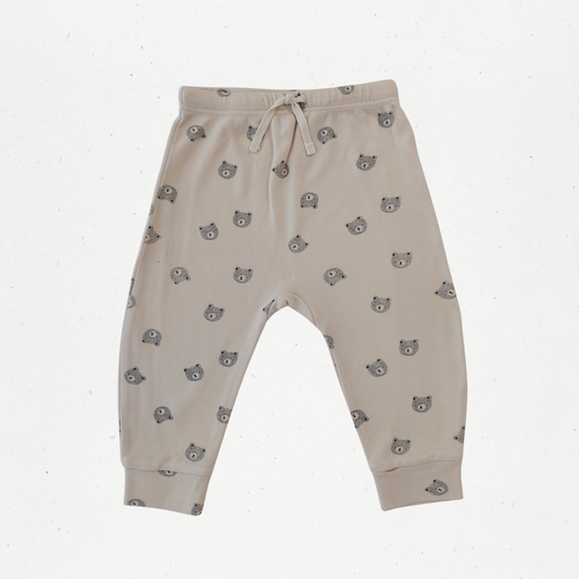 Quincy Mae Bear Drawstring Pants