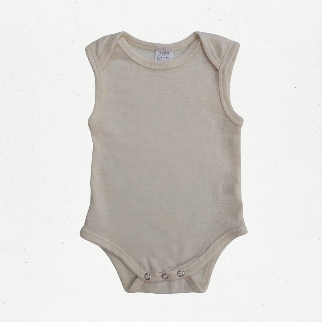 The Sleep Store Merino Singlet Bodysuit