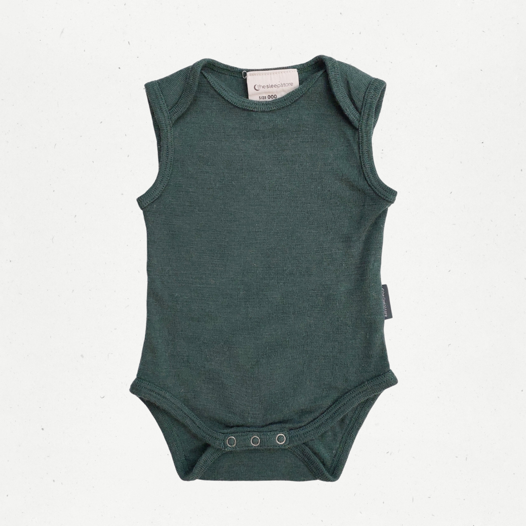 The Sleep Store Merino Singlet Bodysuit