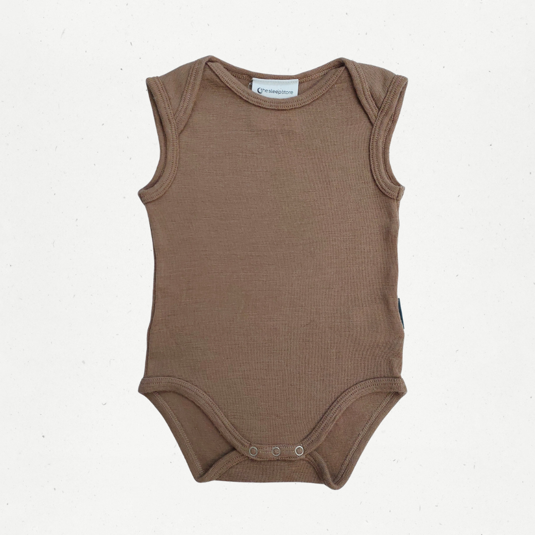 The Sleep Store Merino Singlet Bodysuit