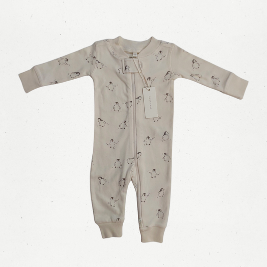 Quincy Mae Penguin Growsuit