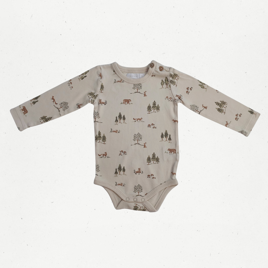 Jamie Kay Pine Forest Friends Bodysuit