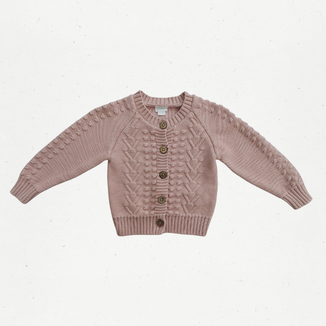 Jamie Kay Shell Pink Cardigan