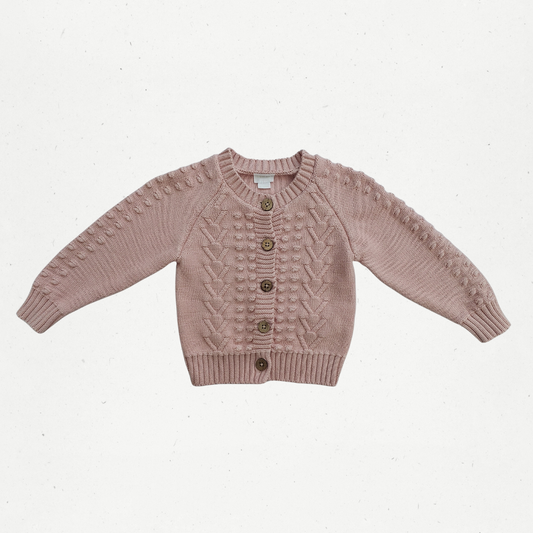 Jamie Kay Shell Pink Cardigan