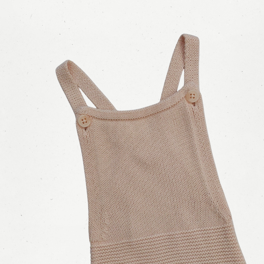 Jamie Kay Tulle Knit Overalls