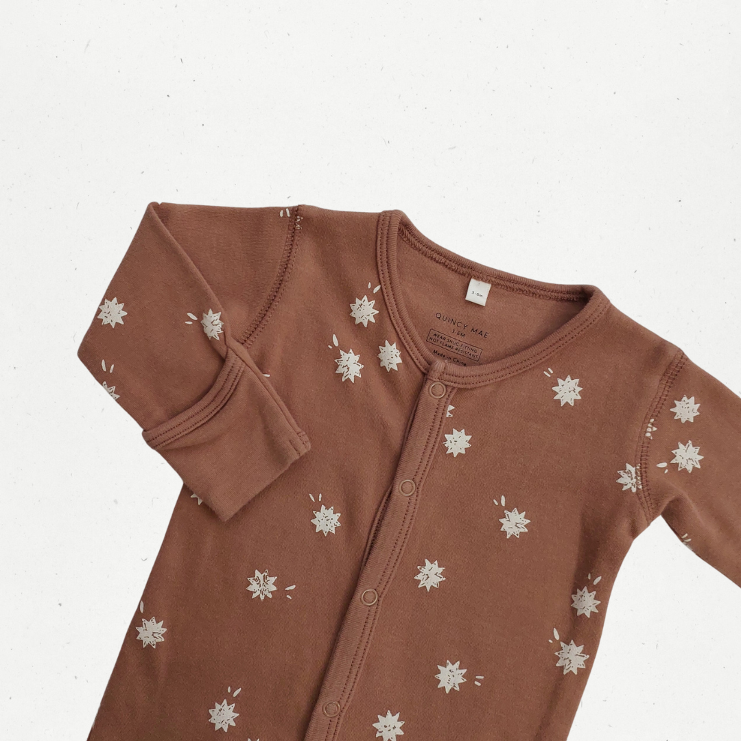 Quincy Mae Organic Cotton Growsuit