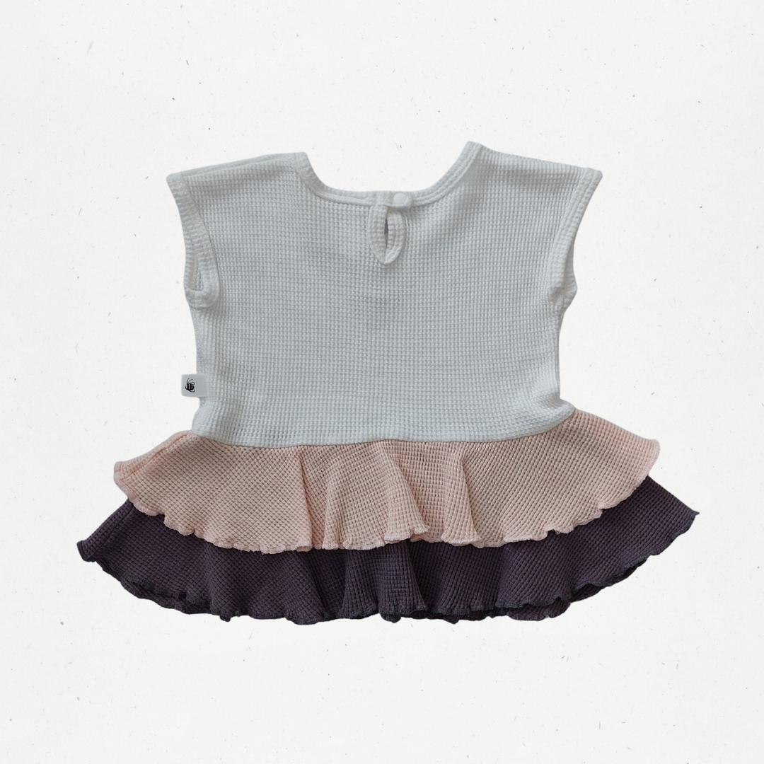 Dimples Organic Cotton Waffle Dress