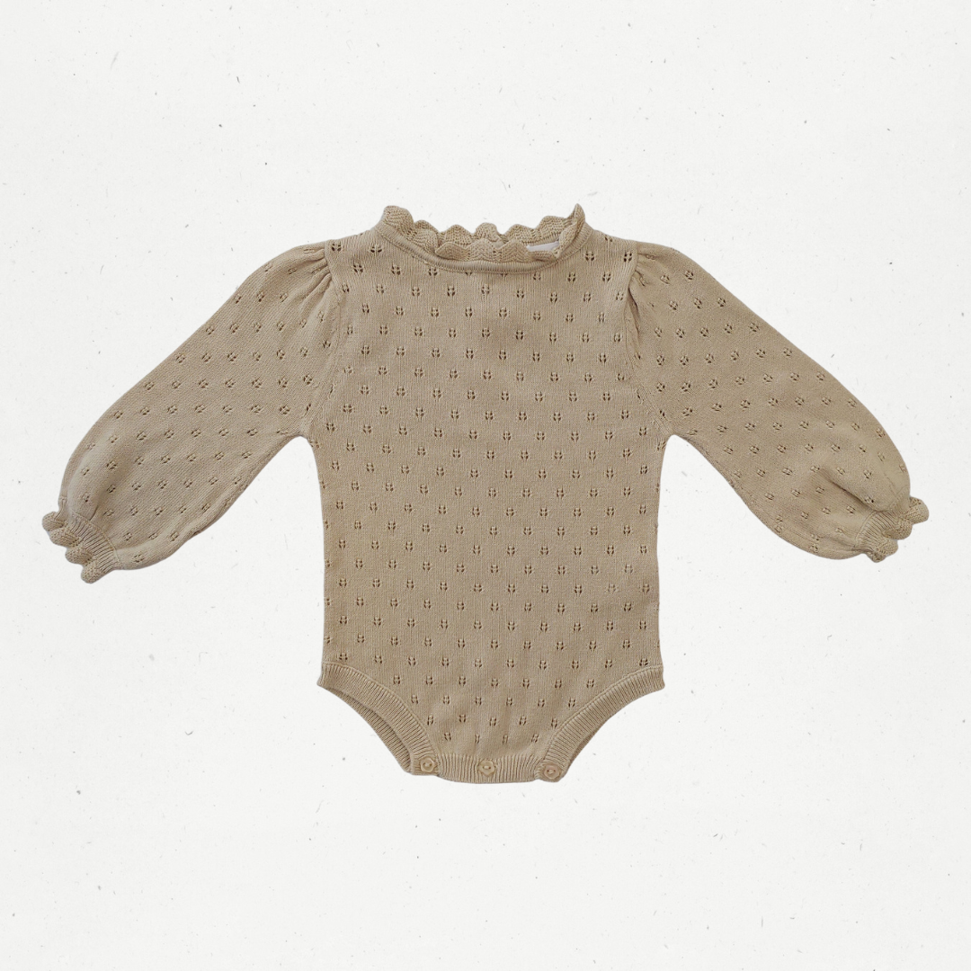 Jamie Kay Knit Pointelle Bodysuit