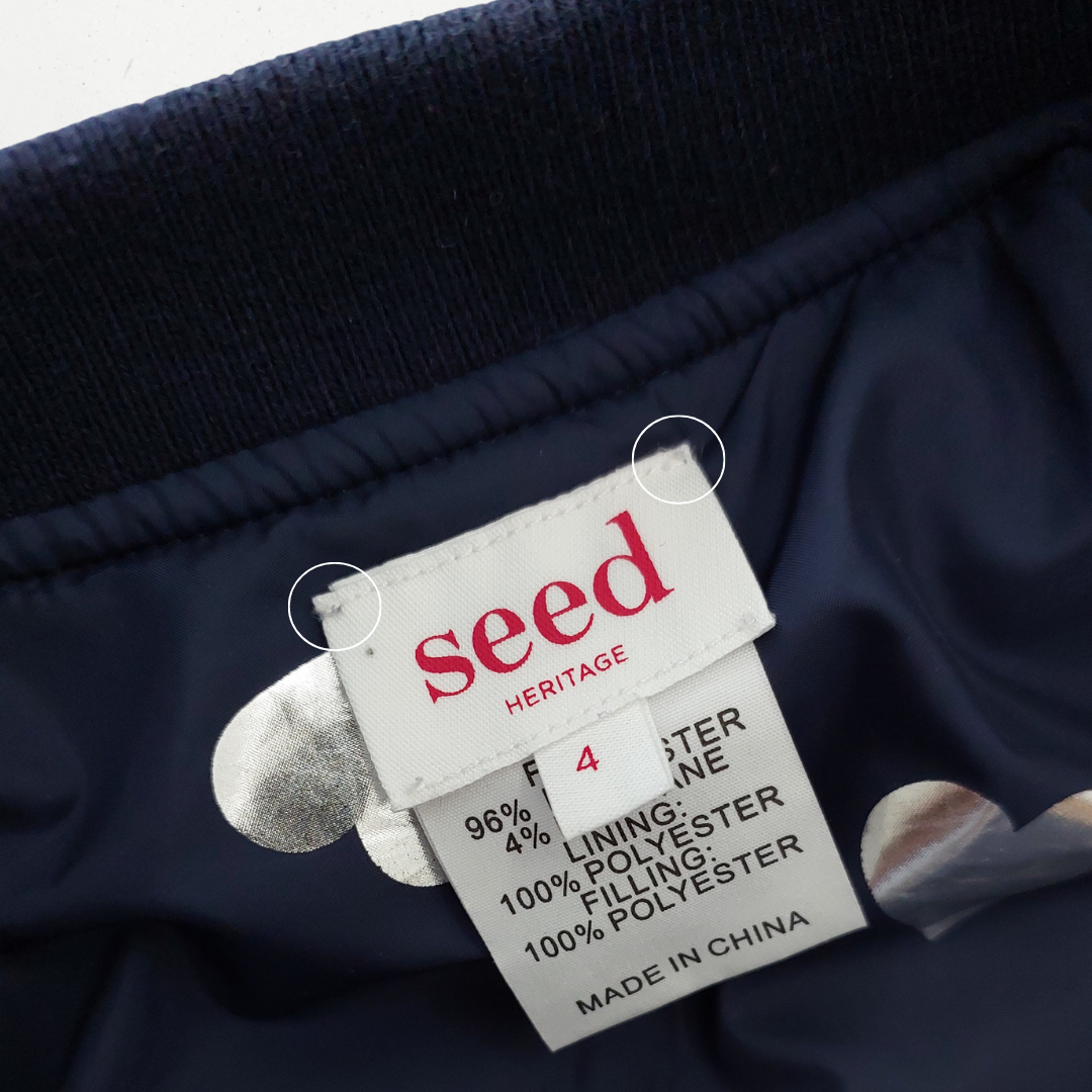 Seed Heritage Reversible Puffer Jacket